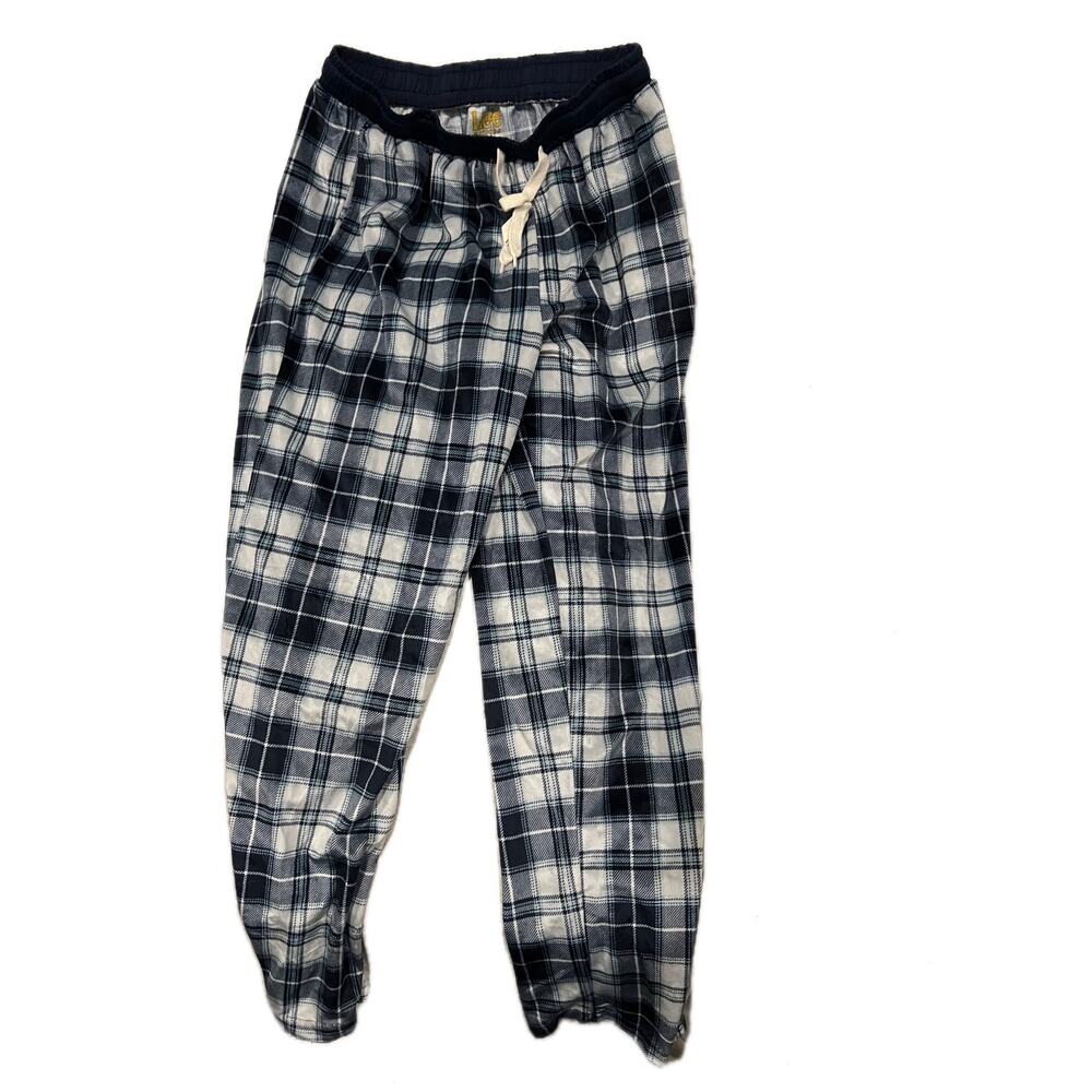 Lee Green Black Checked Sleepwear Pants Mens M